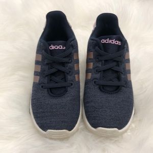 Little Girl Navy and Pink adidas